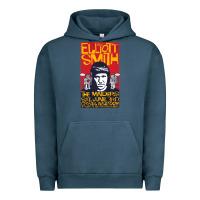 Pigment Midnight Navy Elliott Smith Urban Hoodie - linhVisuals