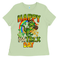 Matcha Happy St. Patrex Day Ladies Tee - CowGirlArtShop