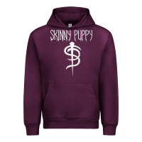 Mauve Wine Skinny Puppy Urban Hoodie - linhVisuals