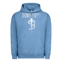 Pigment Pebble Blue Skinny Puppy Urban Hoodie - linhVisuals