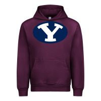 Mauve Wine byu couga s Urban Hoodie - linhVisuals