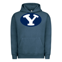 Pigment Midnight Navy byu couga s Urban Hoodie - linhVisuals