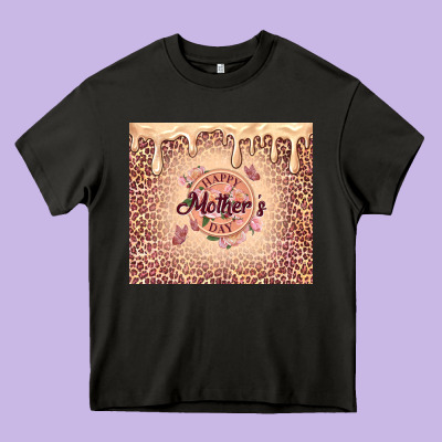 Happy Mother's Day With Roses Heavy Core Tee Designed By Tumblerdesignbyshophia