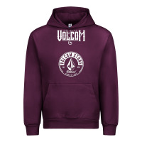 Mauve Wine Volcom Style Urban Hoodie - linhVisuals