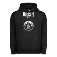 Pigment Black Volcom Style Urban Hoodie - linhVisuals