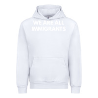 White we are all immigrants Urban Hoodie - linhVisuals