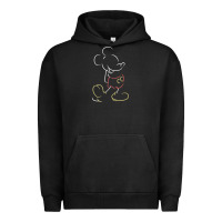 Pigment Black micke mouse tshirt Urban Hoodie - linhVisuals