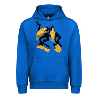 Cobalt Heckle and Jeckle Urban Hoodie - linhVisuals
