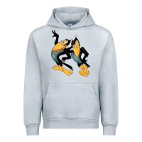 Heather Grey Heckle and Jeckle Urban Hoodie - linhVisuals