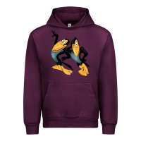 Mauve Wine Heckle and Jeckle Urban Hoodie - linhVisuals