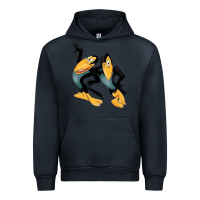 Navy Heckle and Jeckle Urban Hoodie - linhVisuals