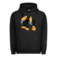 Pigment Black Heckle and Jeckle Urban Hoodie - linhVisuals