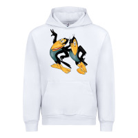 White Heckle and Jeckle Urban Hoodie - linhVisuals