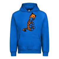 Cobalt Calvin Bill Watterson Urban Hoodie - linhVisuals