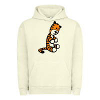 Pigment Pistachio Calvin Bill Watterson Urban Hoodie - linhVisuals