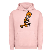 Pigment Salmon Calvin Bill Watterson Urban Hoodie - linhVisuals