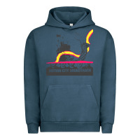 Pigment Midnight Navy motion city soundtrack clässic Urban Hoodie - linhVisuals