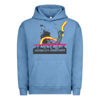 Pigment Pebble Blue motion city soundtrack clässic Urban Hoodie - linhVisuals
