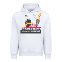 White motion city soundtrack clässic Urban Hoodie - linhVisuals