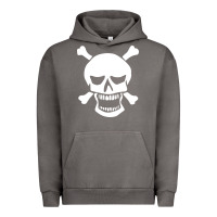 Pigment Tornado skull crossbones Urban Hoodie - linhVisuals