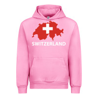Fuchsia Pink switzerland Urban Hoodie - linhVisuals
