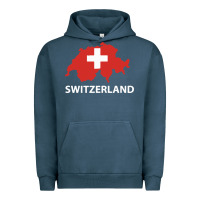 Pigment Midnight Navy switzerland Urban Hoodie - linhVisuals