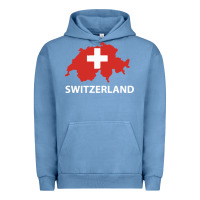 Pigment Pebble Blue switzerland Urban Hoodie - linhVisuals