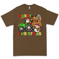 Cacao merry christmas crew tractor Premium Tee - CowGirlArtShop