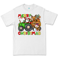 White merry christmas crew tractor Premium Tee - CowGirlArtShop