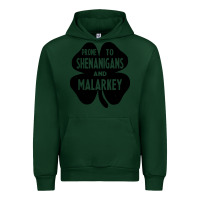 Forest Green prone to shenanigans and malarkey Urban Hoodie - linhVisuals