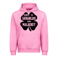 Fuchsia Pink prone to shenanigans and malarkey Urban Hoodie - linhVisuals