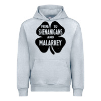 Heather Grey prone to shenanigans and malarkey Urban Hoodie - linhVisuals