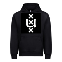 Black Amsterdam University Urban Hoodie - linhVisuals