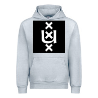 Heather Grey Amsterdam University Urban Hoodie - linhVisuals