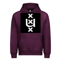 Mauve Wine Amsterdam University Urban Hoodie - linhVisuals