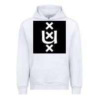 White Amsterdam University Urban Hoodie - linhVisuals