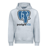 Heather Grey Postgresql Urban Hoodie - linhVisuals