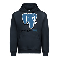 Navy Postgresql Urban Hoodie - linhVisuals