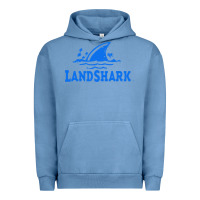 Pigment Pebble Blue landshark Urban Hoodie - linhVisuals