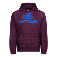 Mauve Wine landshark Urban Hoodie - linhVisuals