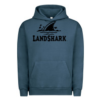 Pigment Midnight Navy landshark Urban Hoodie - linhVisuals