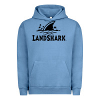 Pigment Pebble Blue landshark Urban Hoodie - linhVisuals