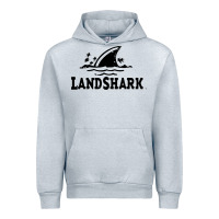 Heather Grey landshark Urban Hoodie - linhVisuals