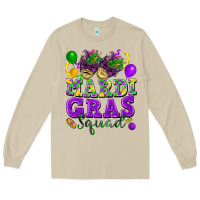 Mushroom mardi gras squad Long Sleeve Tee - FaDigitalArtStudio