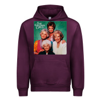 Mauve Wine golden the girls Urban Hoodie - linhVisuals