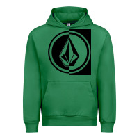 Emerald Volcom Style Urban Hoodie - linhVisuals