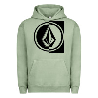 Pigment Oil Green Volcom Style Urban Hoodie - linhVisuals