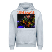 Heather Grey skunk anansie Urban Hoodie - linhVisuals
