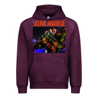 Mauve Wine skunk anansie Urban Hoodie - linhVisuals