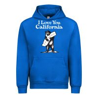 Cobalt i love you california bear state hug Urban Hoodie - linhVisuals